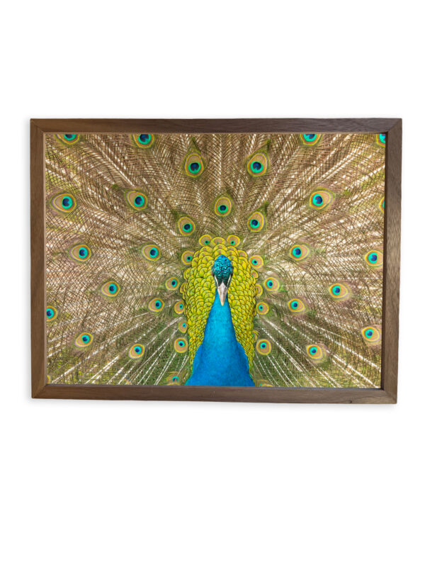 Elegant Walnut Decor Wall Art Frame with Beautiful Artwork — Handcrafted for Timeless Charm - Image 16