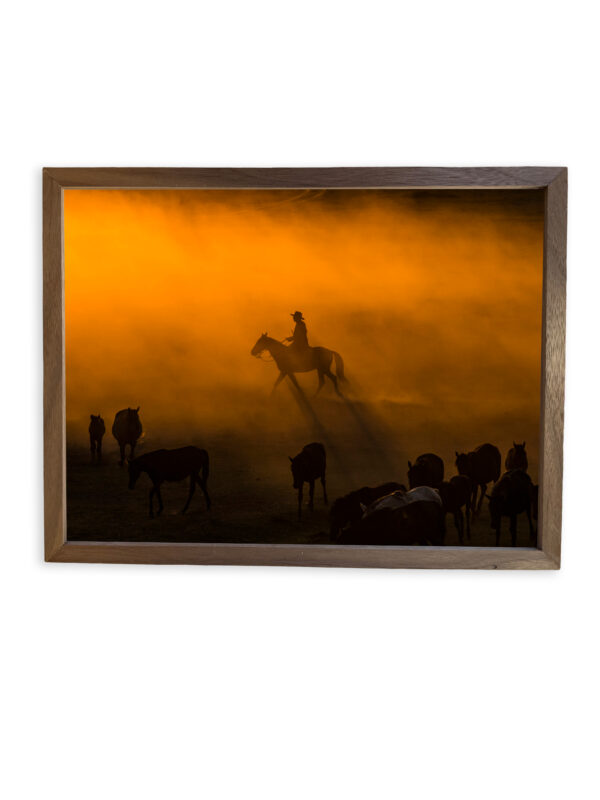Elegant Walnut Decor Wall Art Frame with Beautiful Artwork — Handcrafted for Timeless Charm - Image 17