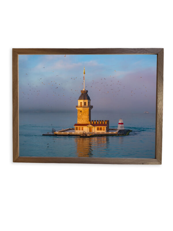 Elegant Walnut Decor Wall Art Frame with Beautiful Artwork — Handcrafted for Timeless Charm - Image 23