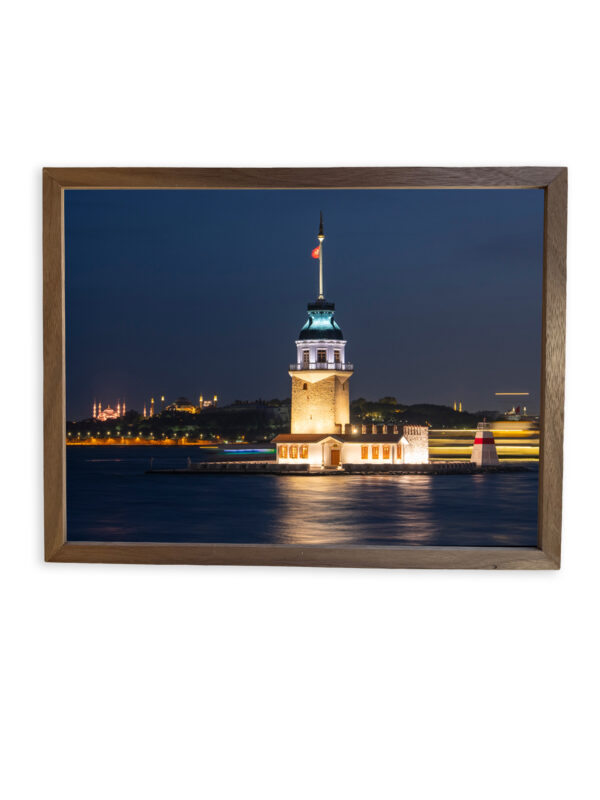 Elegant Walnut Decor Wall Art Frame with Beautiful Artwork — Handcrafted for Timeless Charm - Image 24